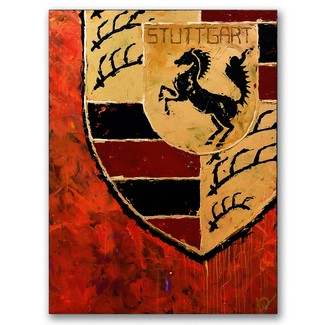Stuttgart Badge 1 - Giclée