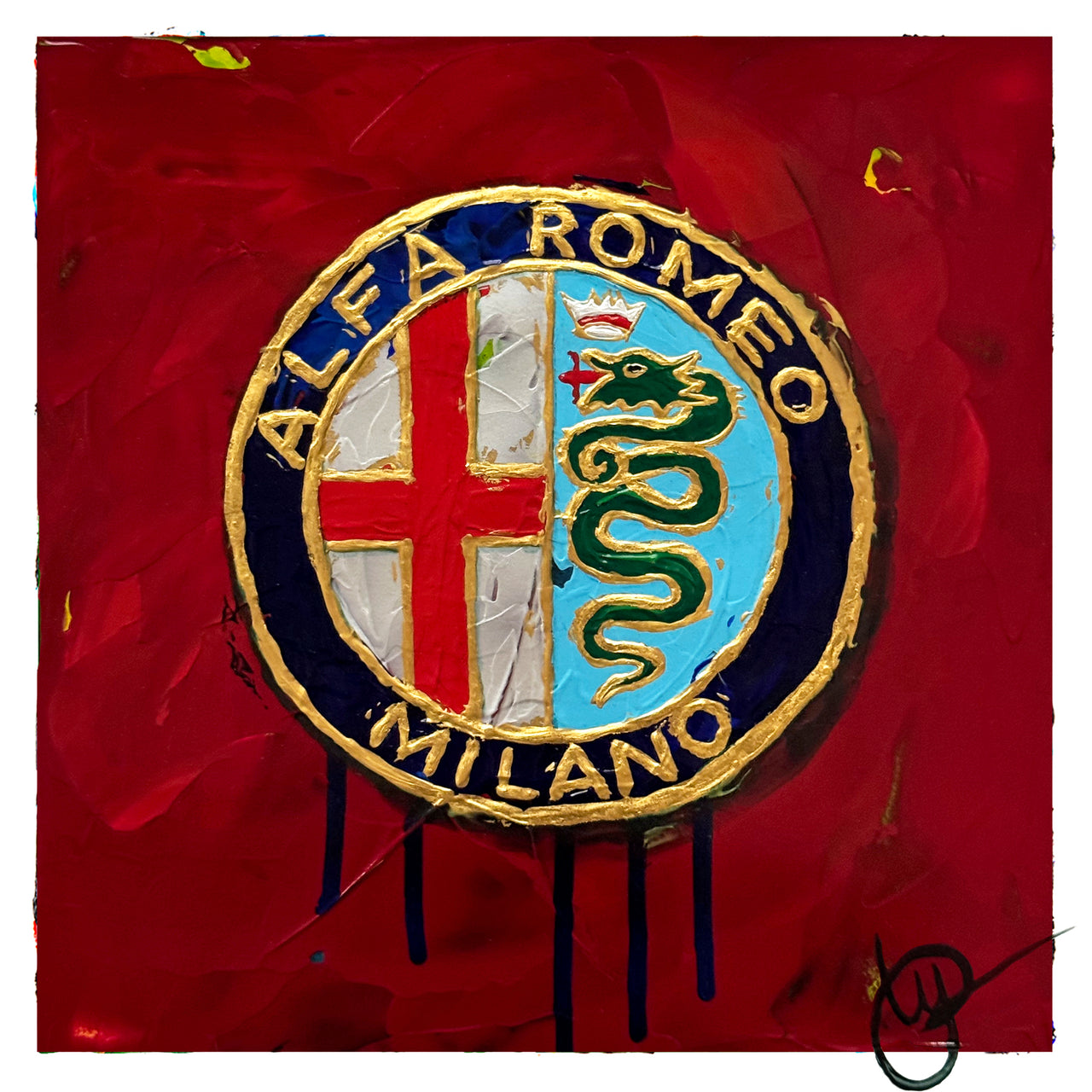 Alfa Romeo Emblem 3 - Red