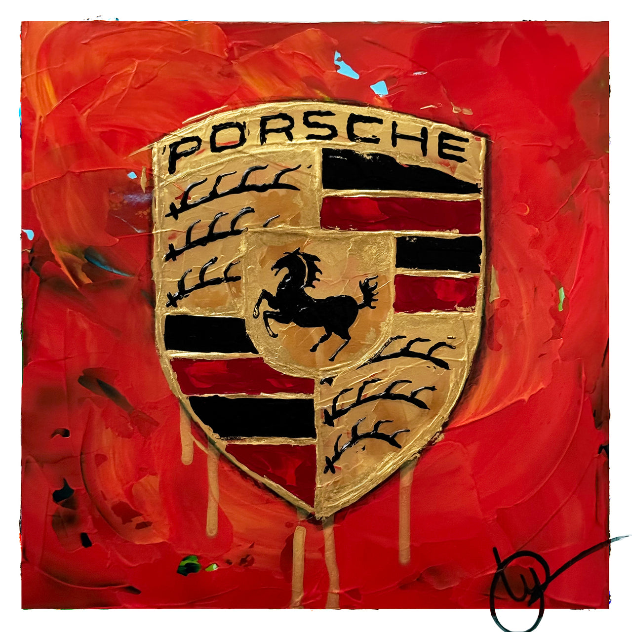 Porsche Emblem 63 - Lava