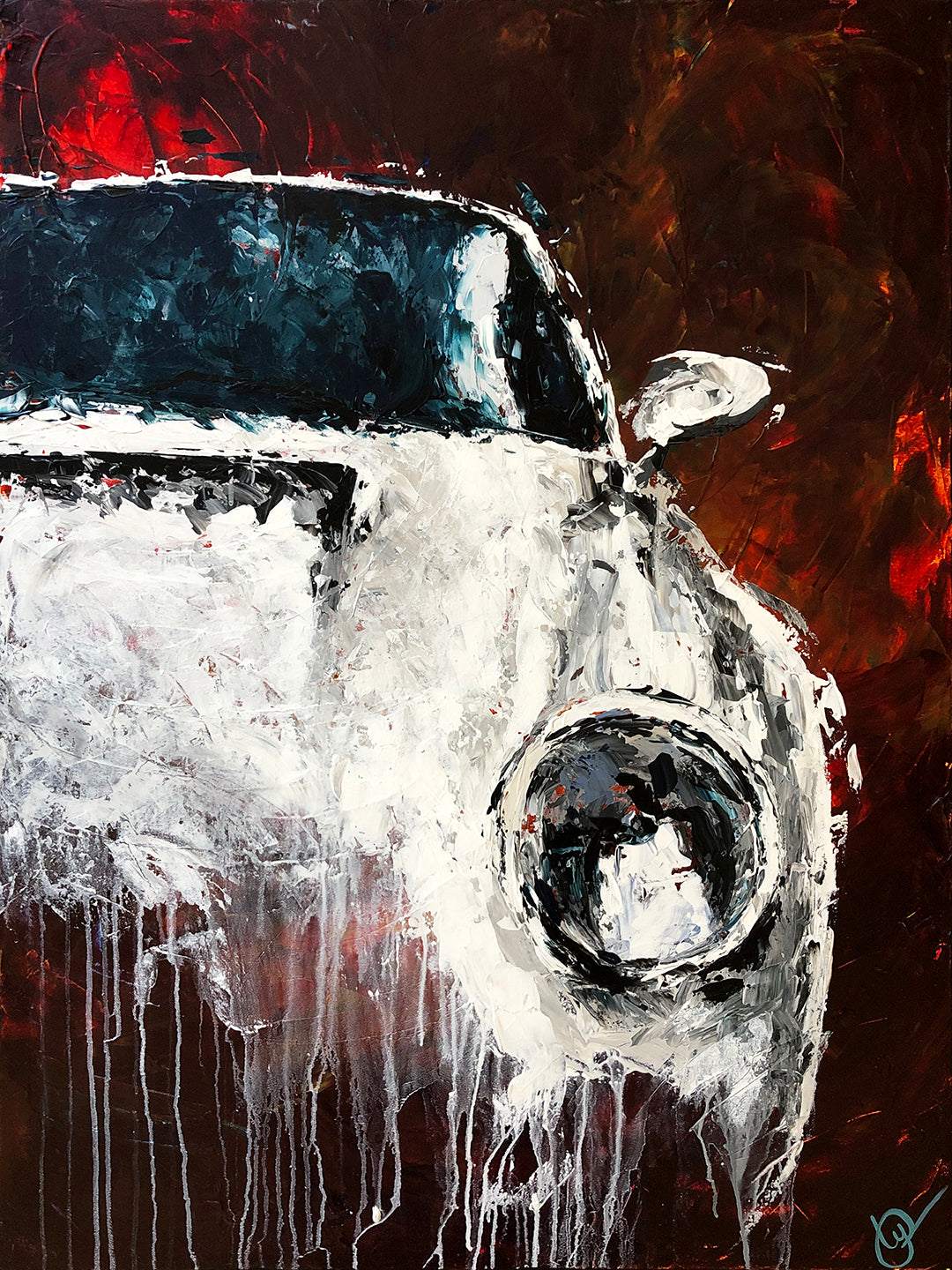 Deidre - Porsche 930 Turbo - Giclée