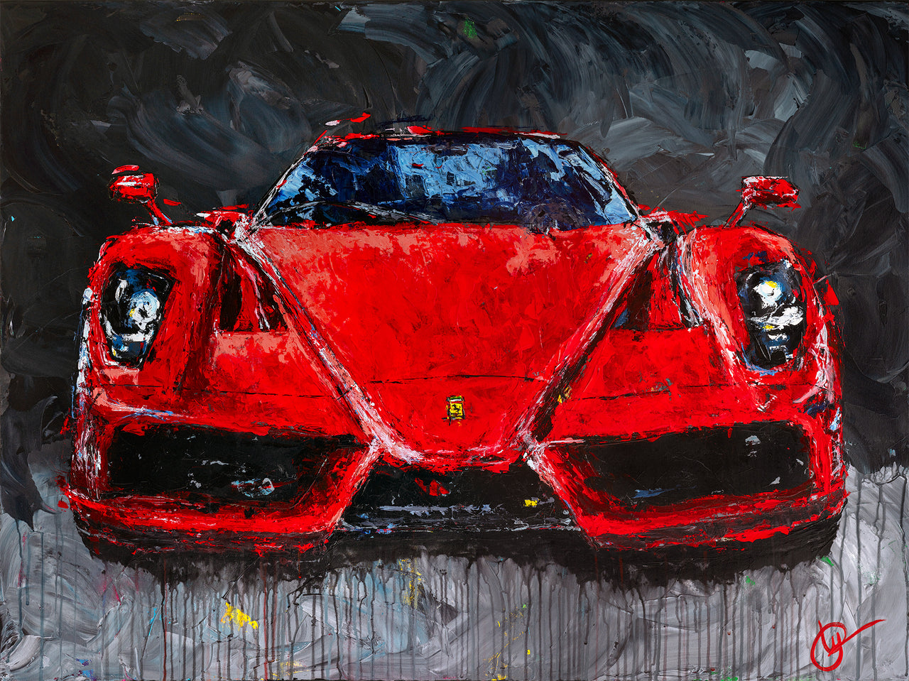 Aiko - Ferrari Enzo - Giclée