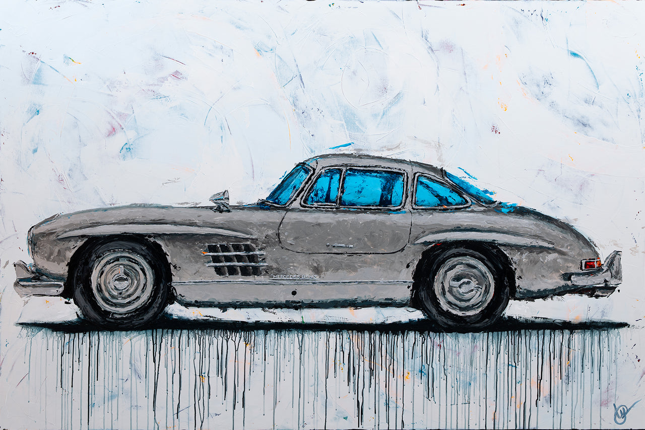 Astrid - 1955 Mercedes-Benz 300 SL Gullwing - Giclée