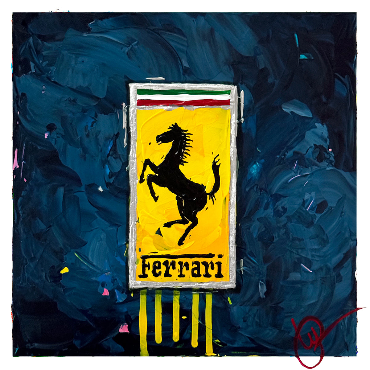 Ferrari Abstracted 31 - Blue