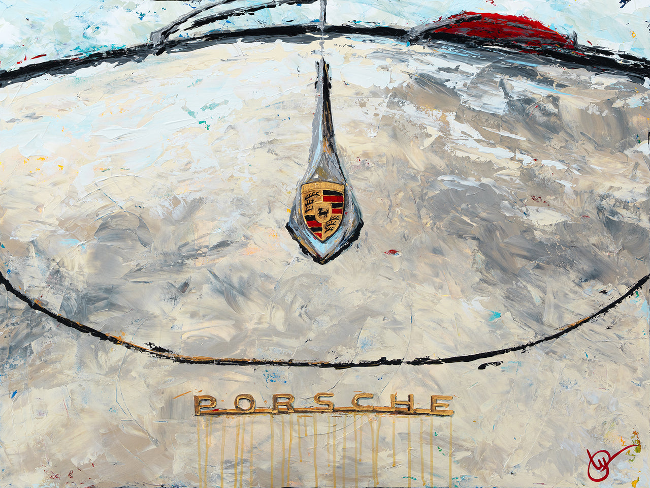 Georgy Ann - 1957 Porsche 356A Speedster - Giclée