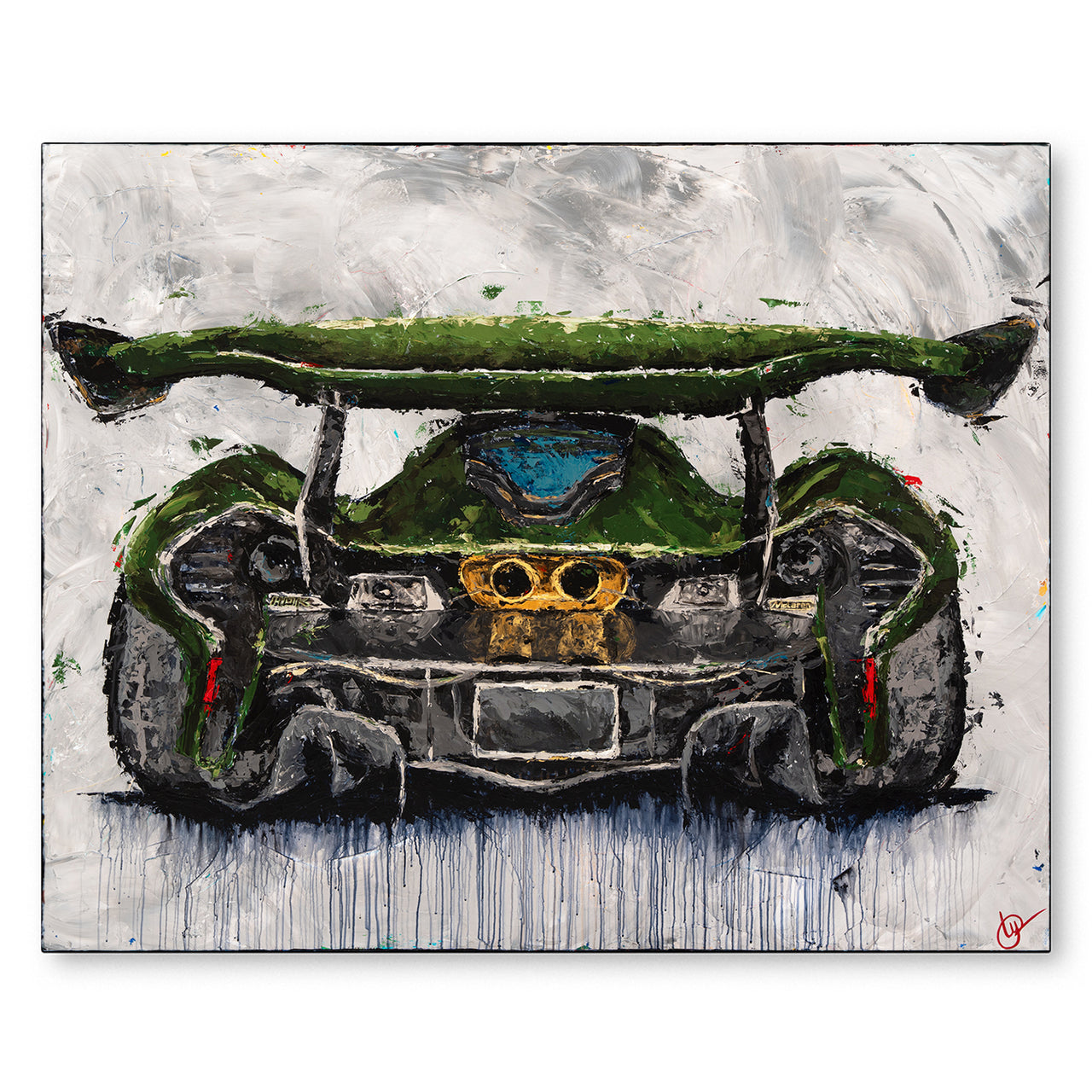 Green Dragon - McLaren P1 HDK - Giclée