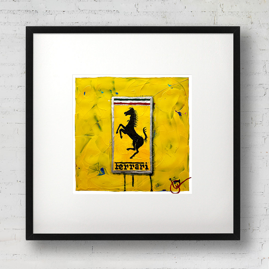 Ferrari Emblem 23 - Yellow