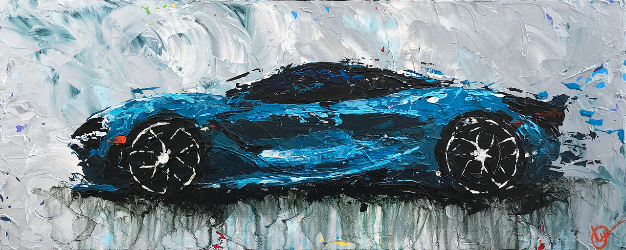 Belize Blue - McLaren 720- Giclée