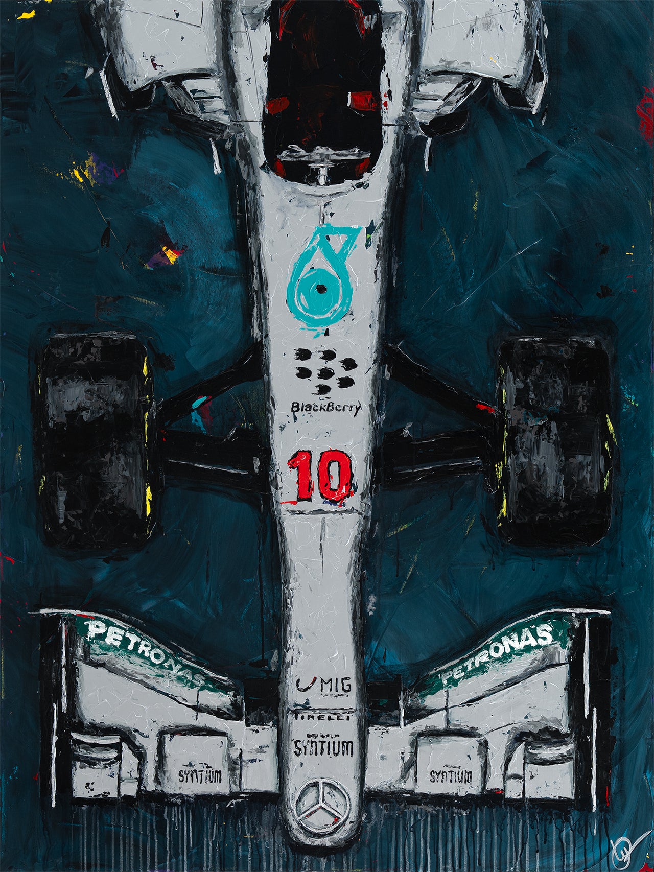 Karmen - 2013 Mercedes F1 W04-04 - Giclée