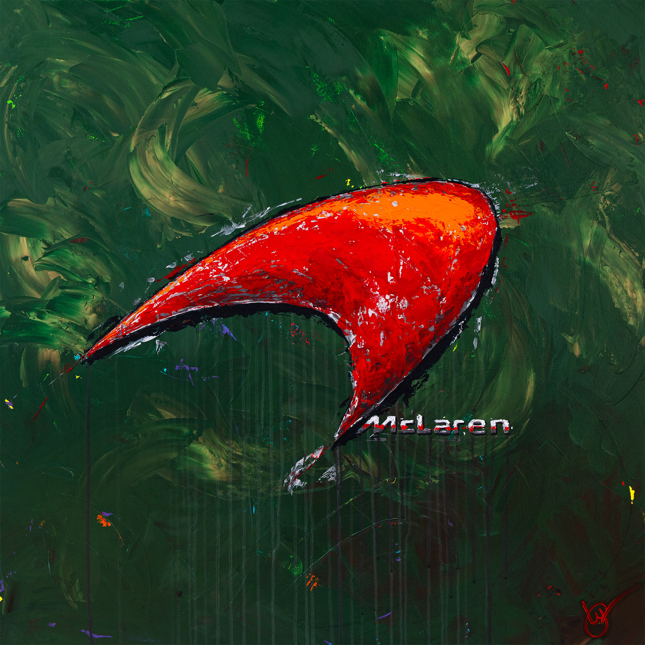 McLaren Abstracted 8  - Giclée