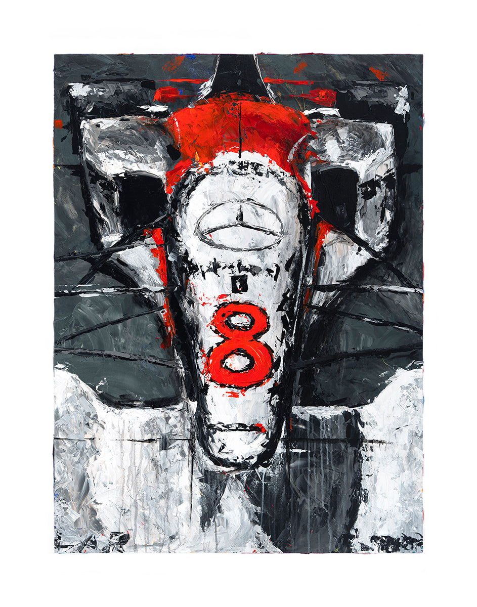 Number 8 - 1995 McLaren MP4-10 - Print