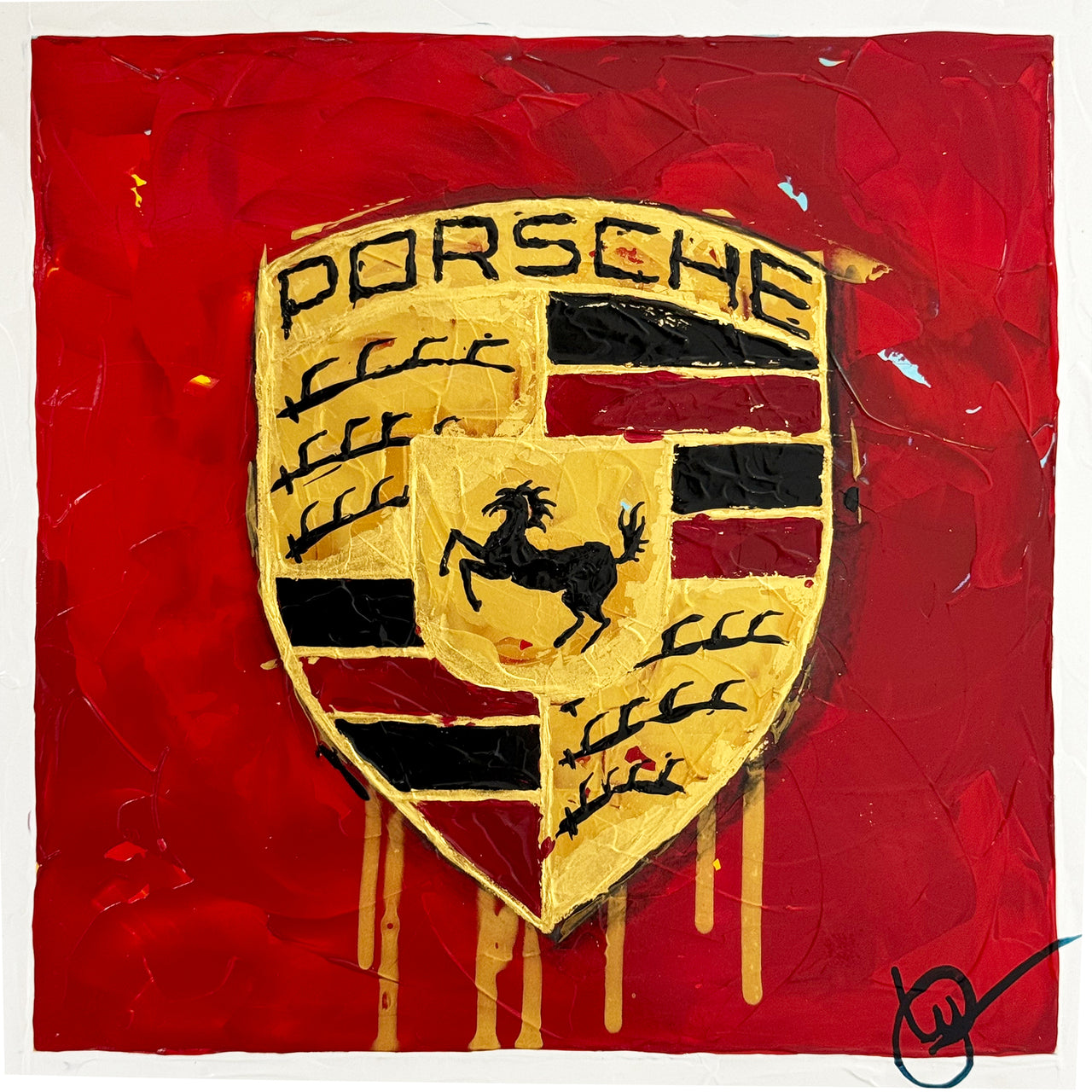 Porsche Abstracted 59 - Red