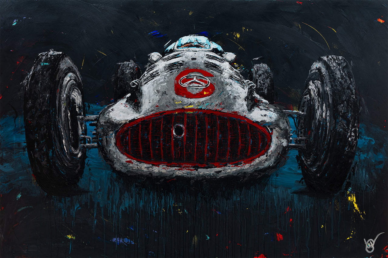 Sylke - 1939 Mercedes-Benz W154 Grand Prix - Giclée
