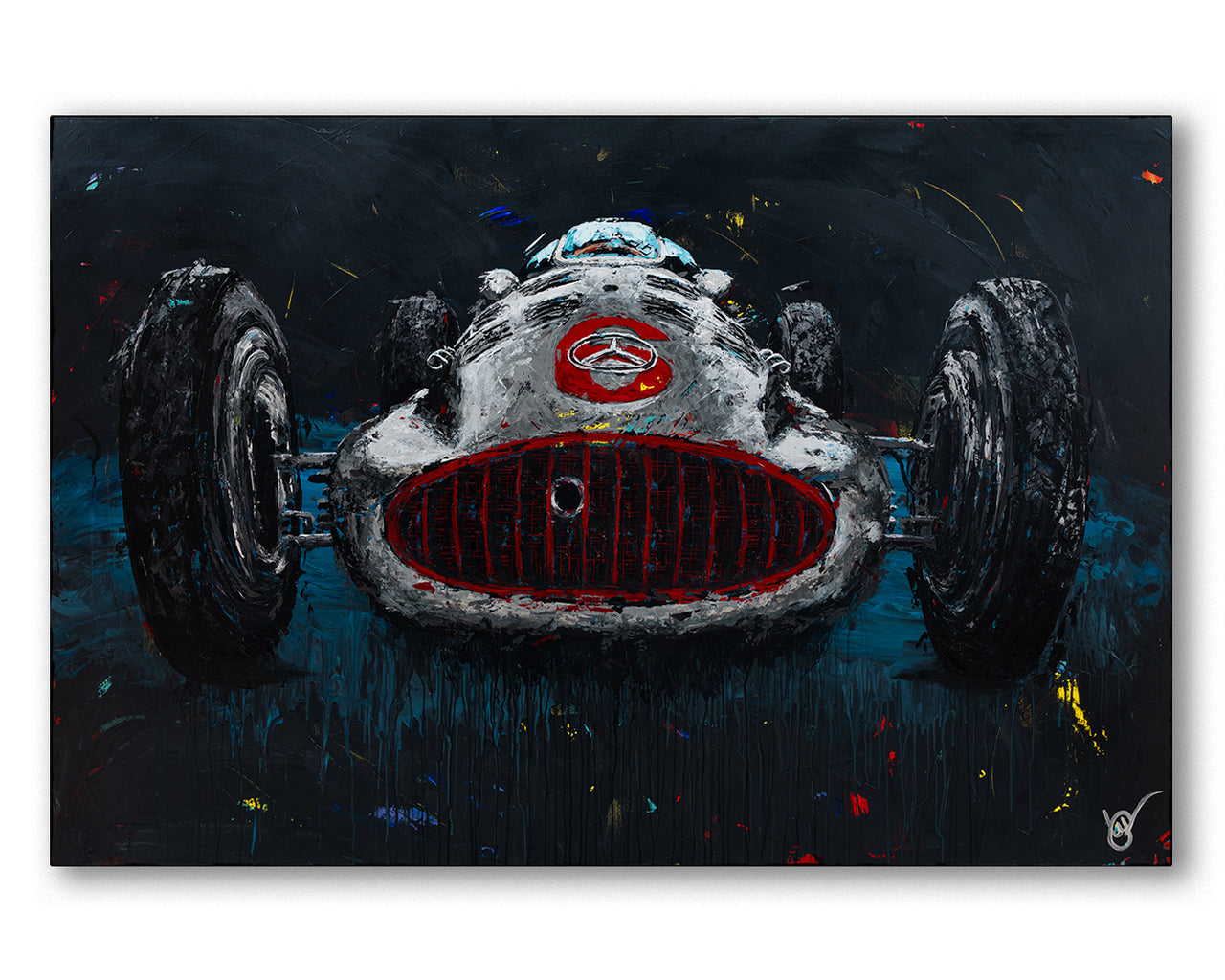Sylke - 1939 Mercedes-Benz W154 Grand Prix - Giclée