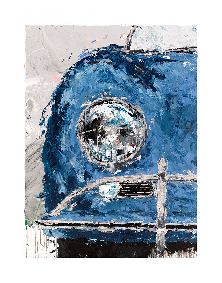 Abstracted Air 4 - 1957 Carrera GT Speedster - Print