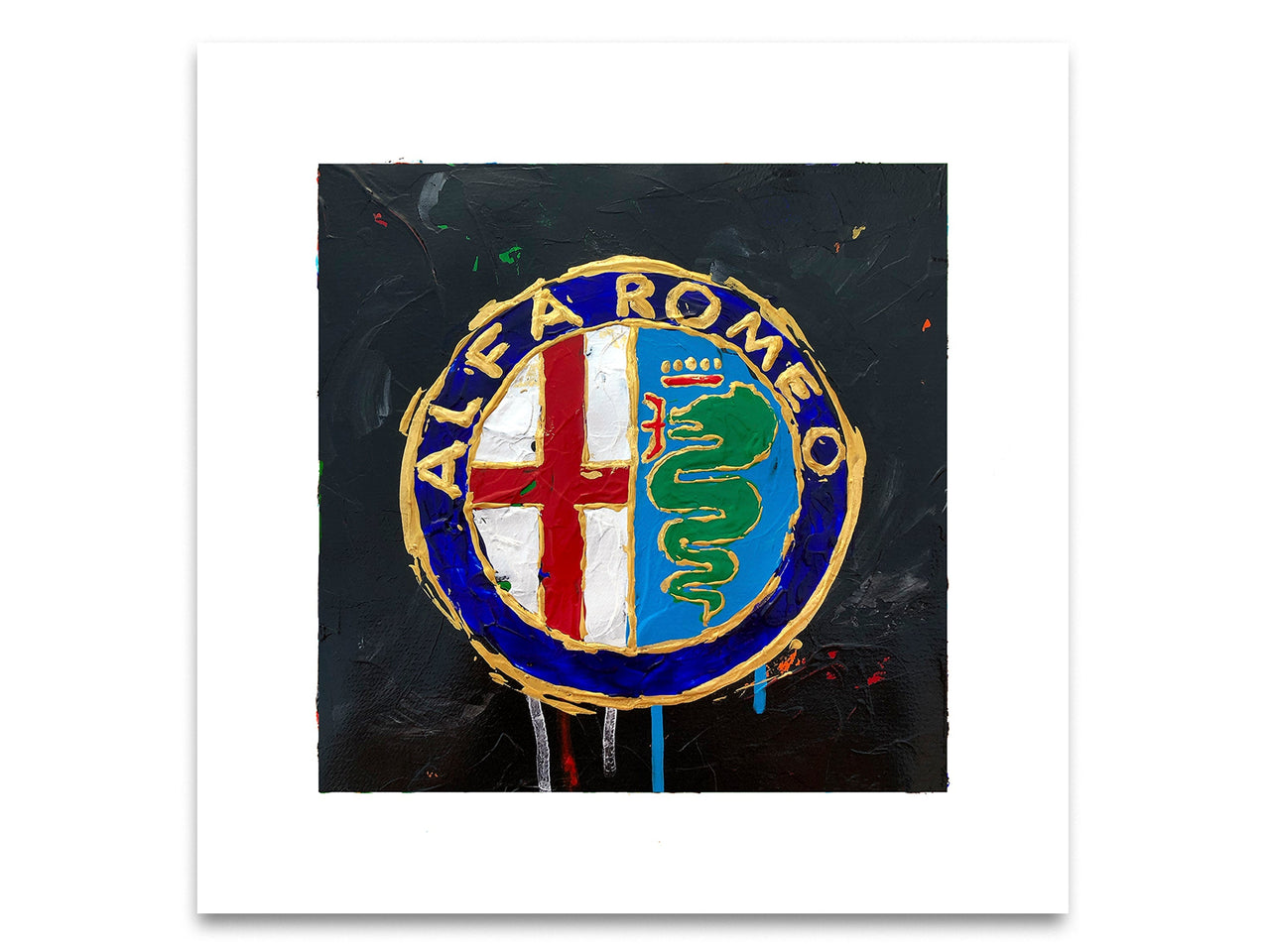 Alfa Romeo Abstracted 1 - Print