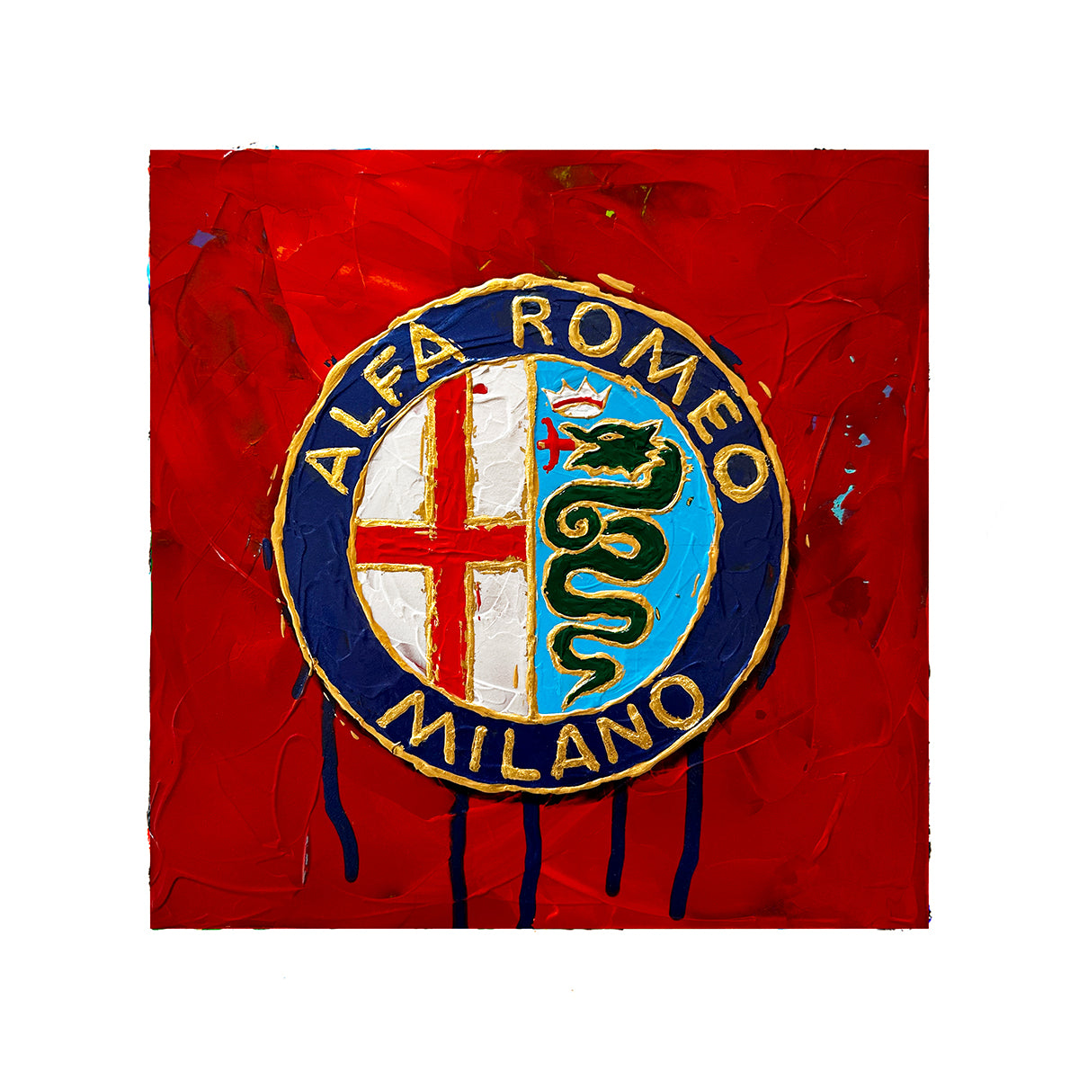 Alfa Romeo Milano Abstracted 2 - Print