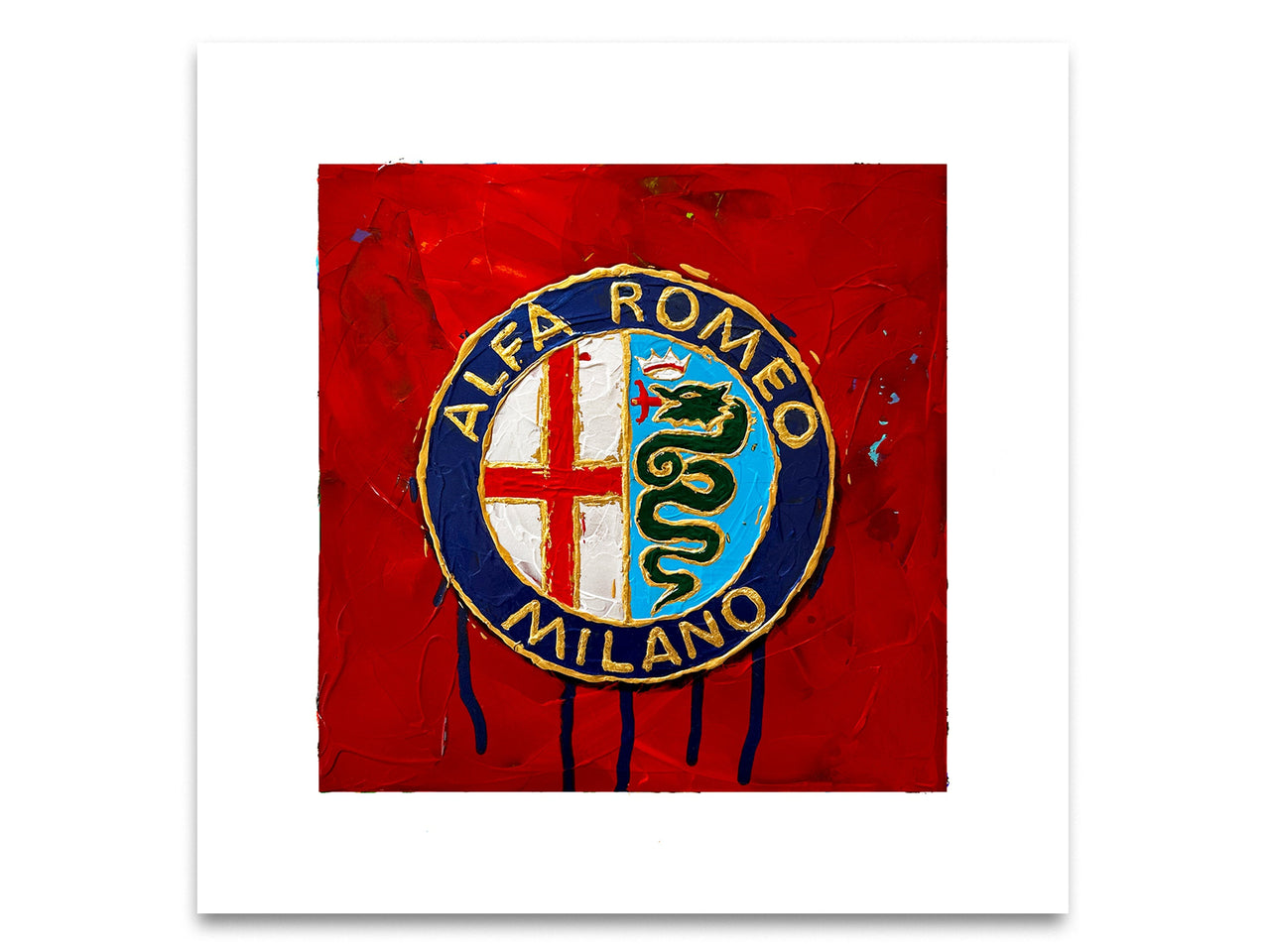 Alfa Romeo Milano Abstracted 2 - Print