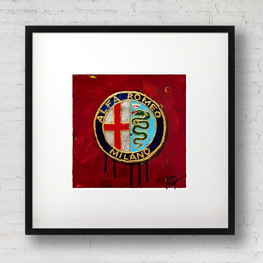 Alfa Romeo Abstracted 3 - Red