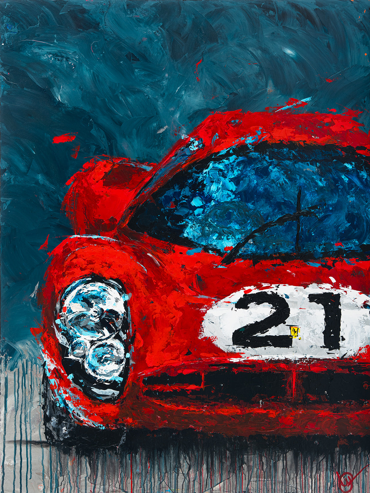 Antonella - 1967 Ferrari 330 P4 - Giclée