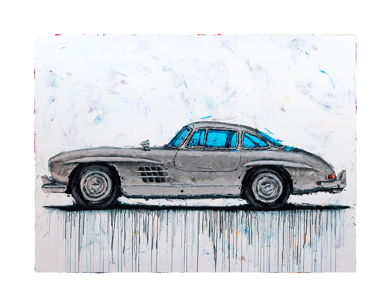 Astrid - 1955 Mercedes-Benz 300SL Gullwing - Print