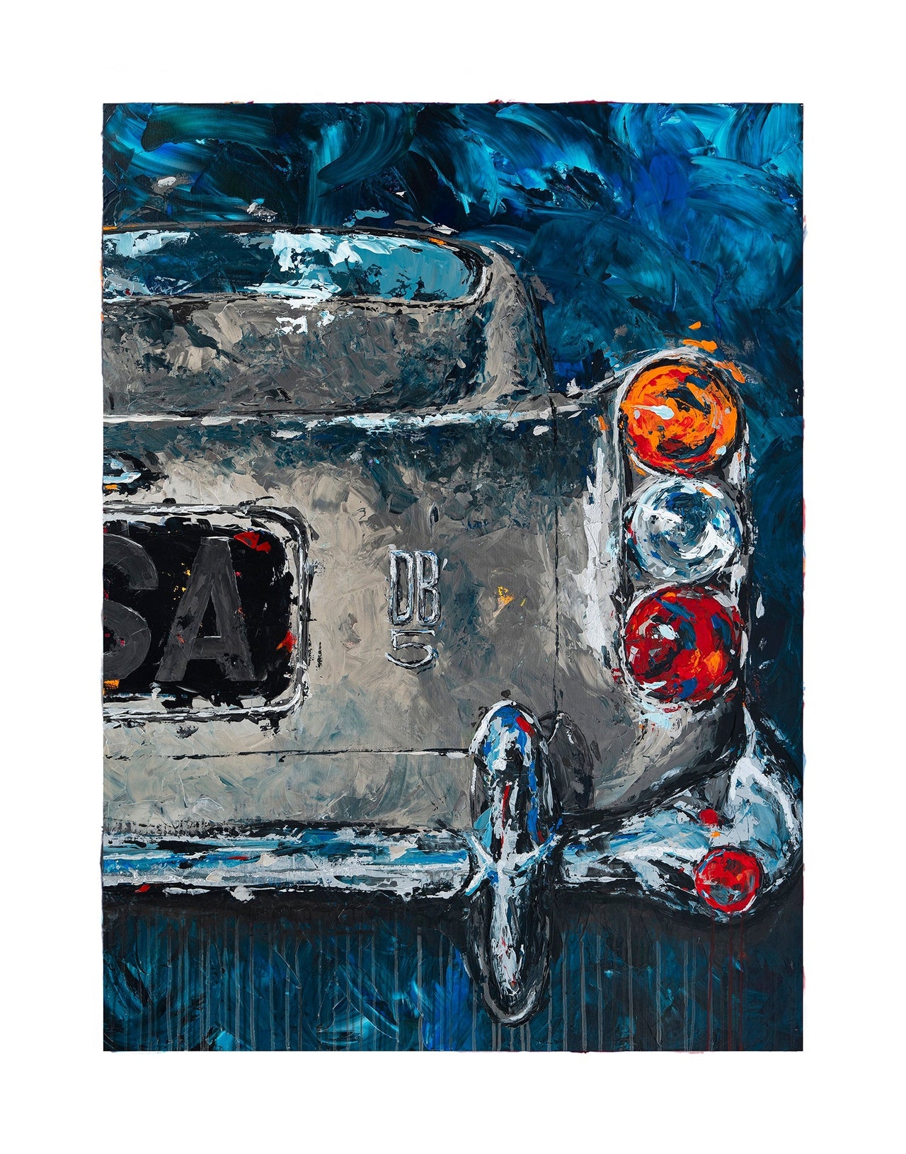 オードリー - 1964年式アストンマーティンDB5 - プリント