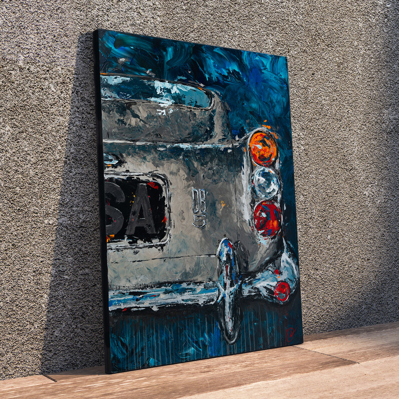 Audrey - 1964 Aston Martin DB5 - Giclée