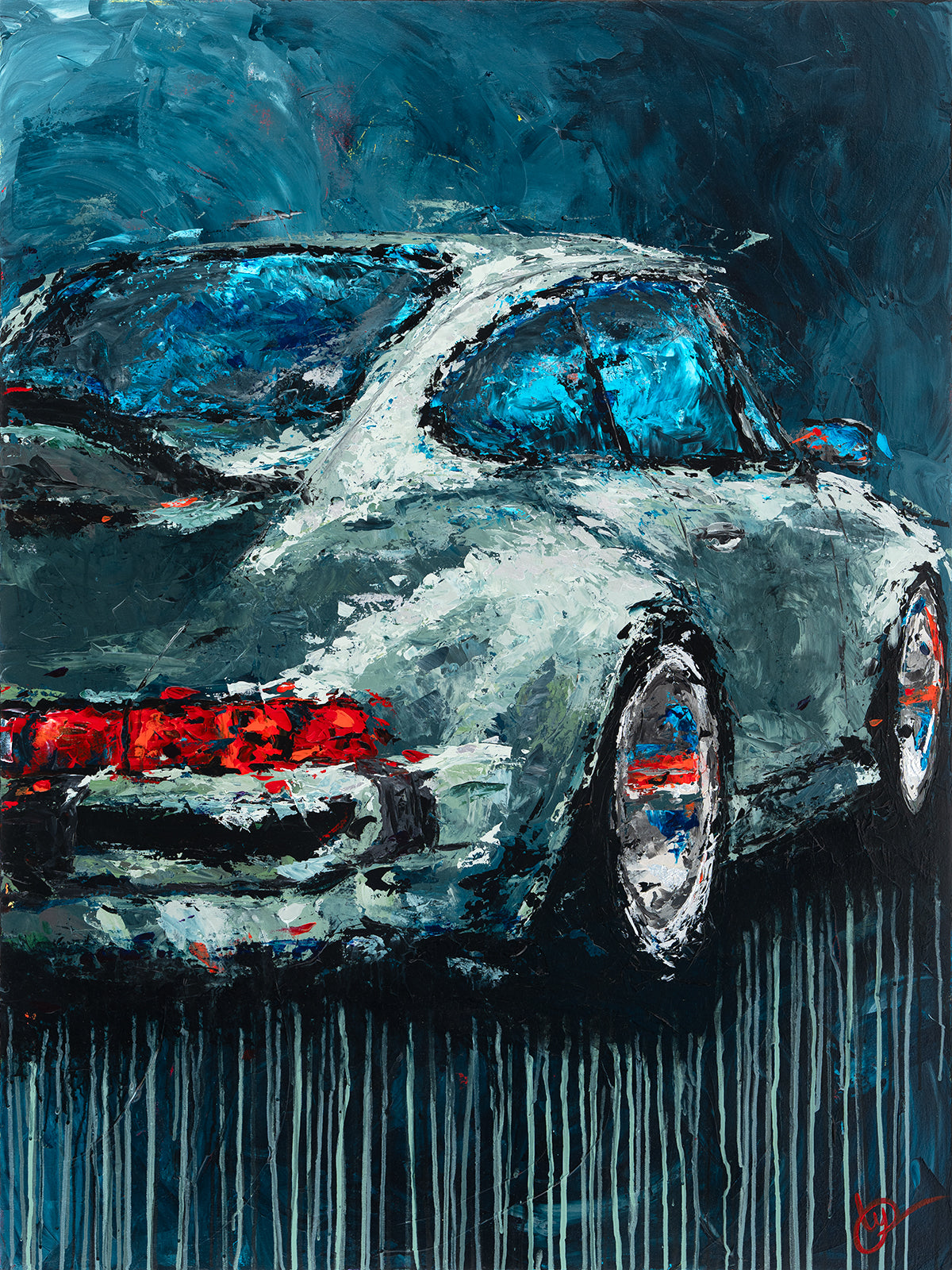 油絵 （サインあり） Canvas Giclees