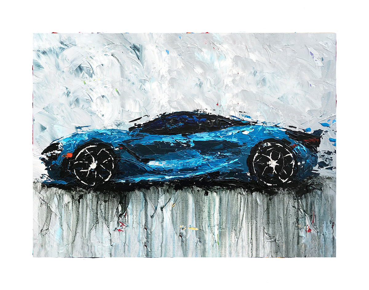 Belize Blue - McLaren 720 - Print