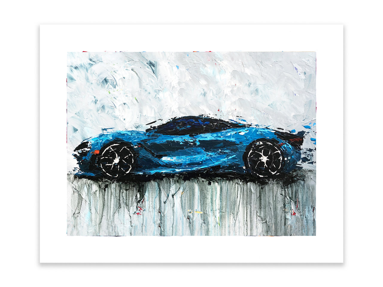 Belize Blue - McLaren 720 - Print