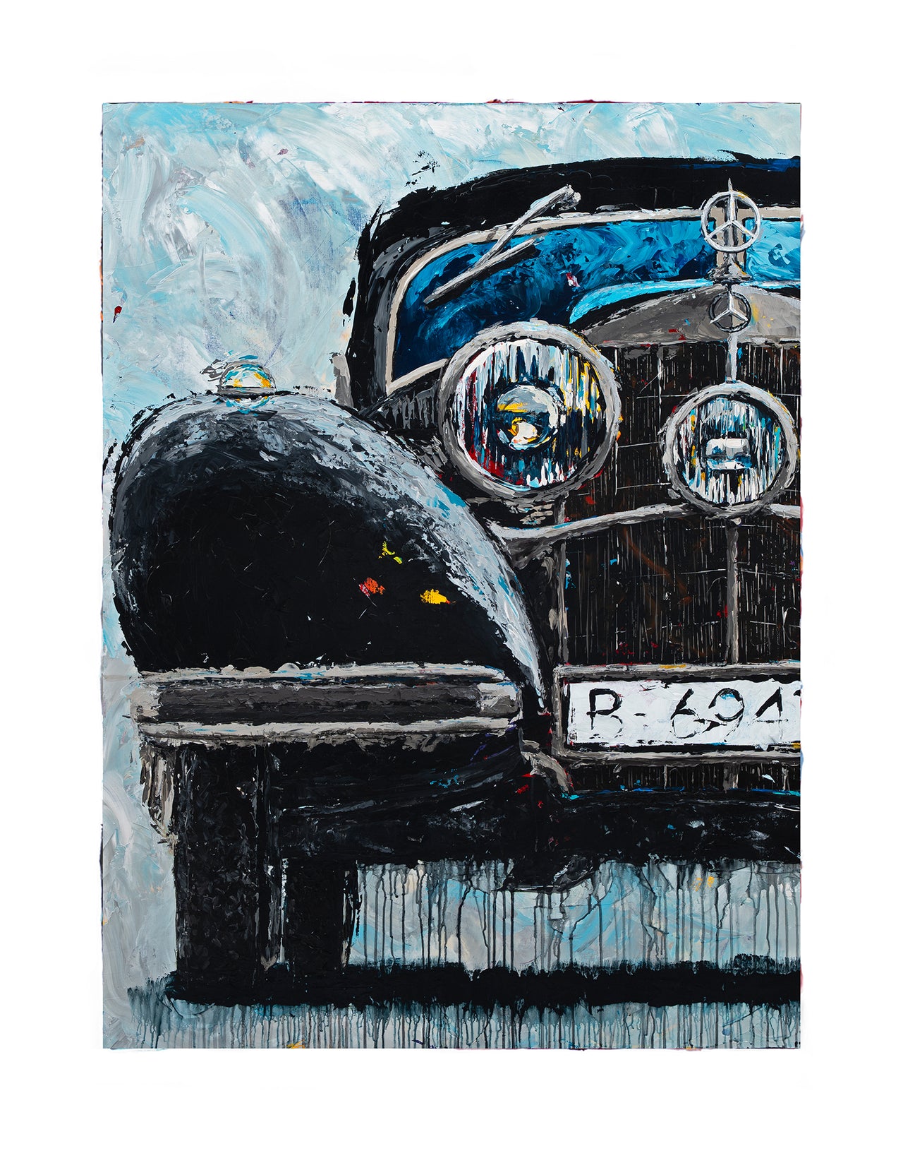 Birgit - 1938 Mercedes-Benz 540k Autobahn-Kurier - Print