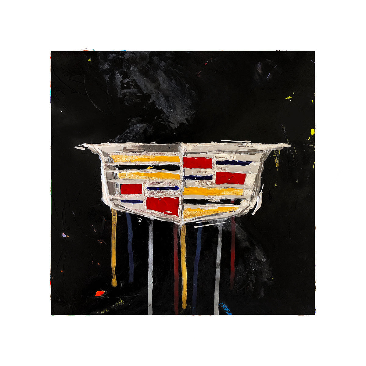 Cadillac Abstracted 1 - Print