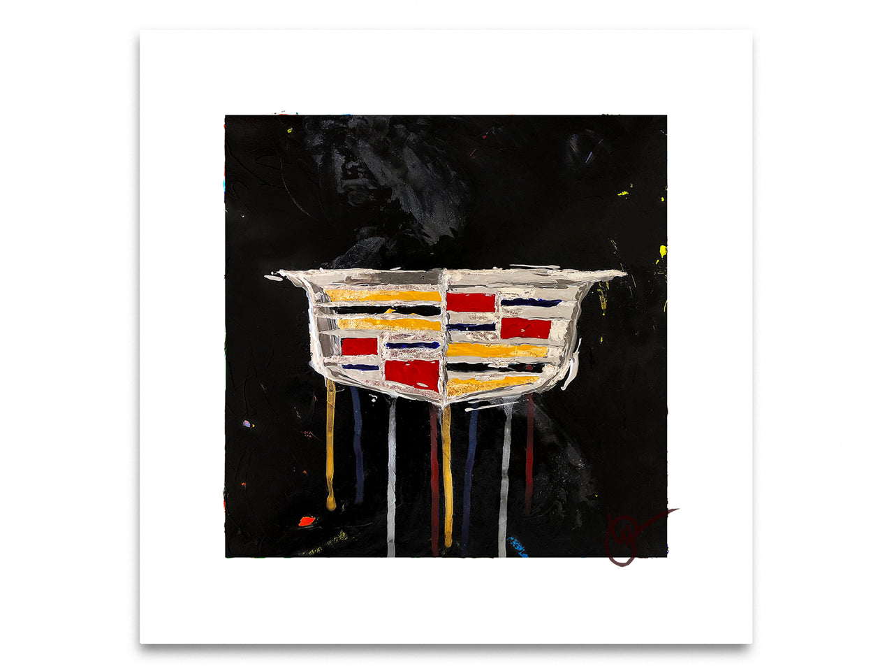 Cadillac Abstracted 1 - Print