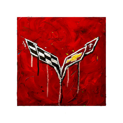 Corvette Emblem 3 - Print