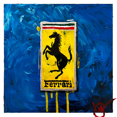 Ferrari Emblem 27 - Blue