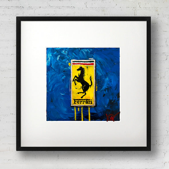 Ferrari Emblem 27 - Blue