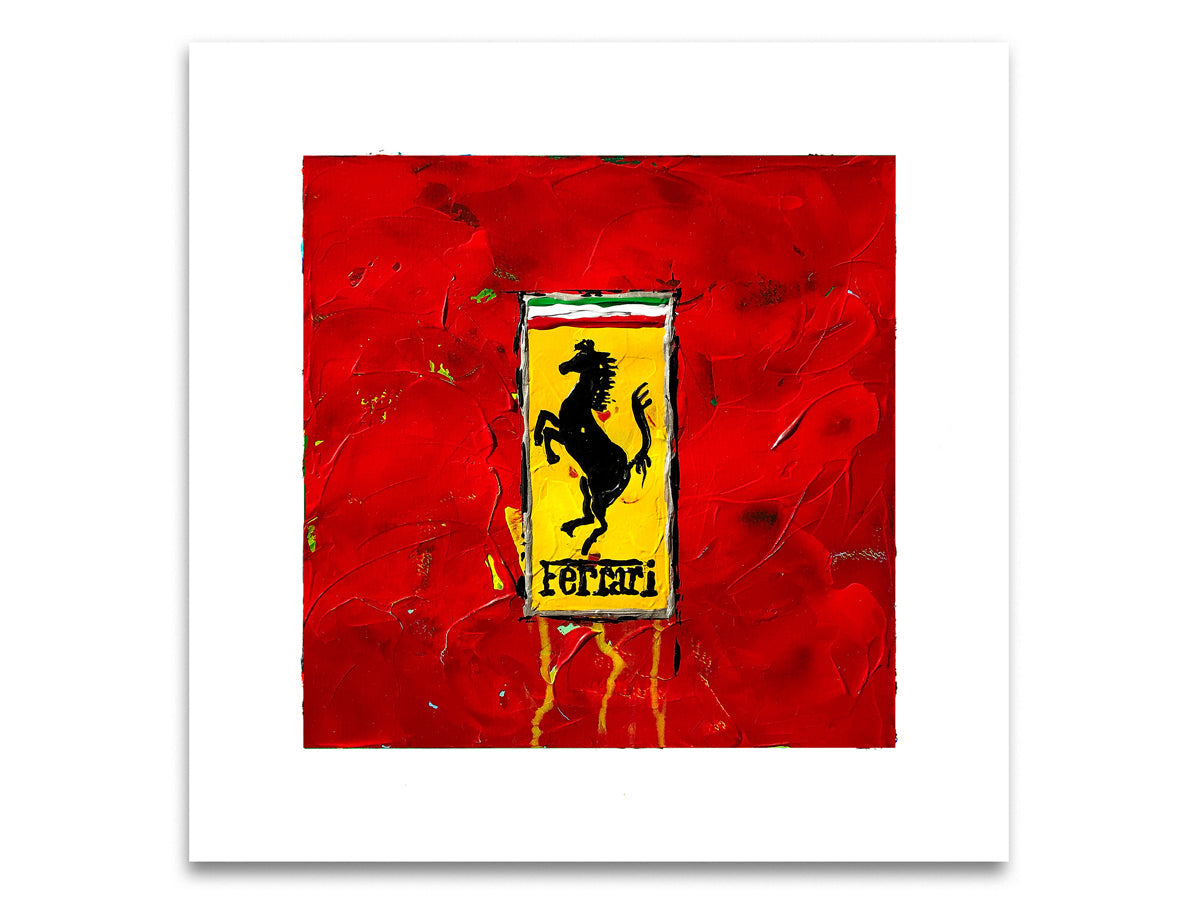 Ferrari Abstracted 2 - Print