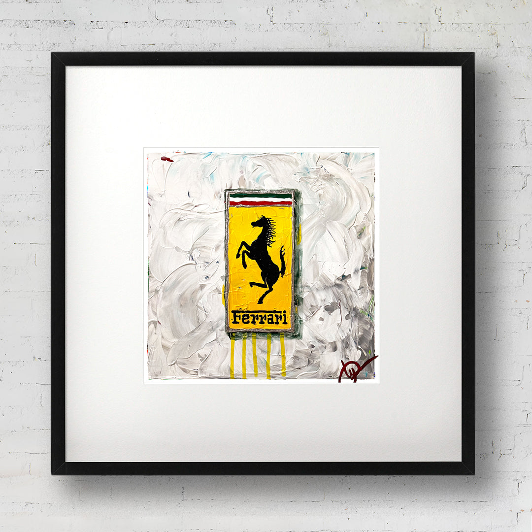 Ferrari Abstracted 33 - White