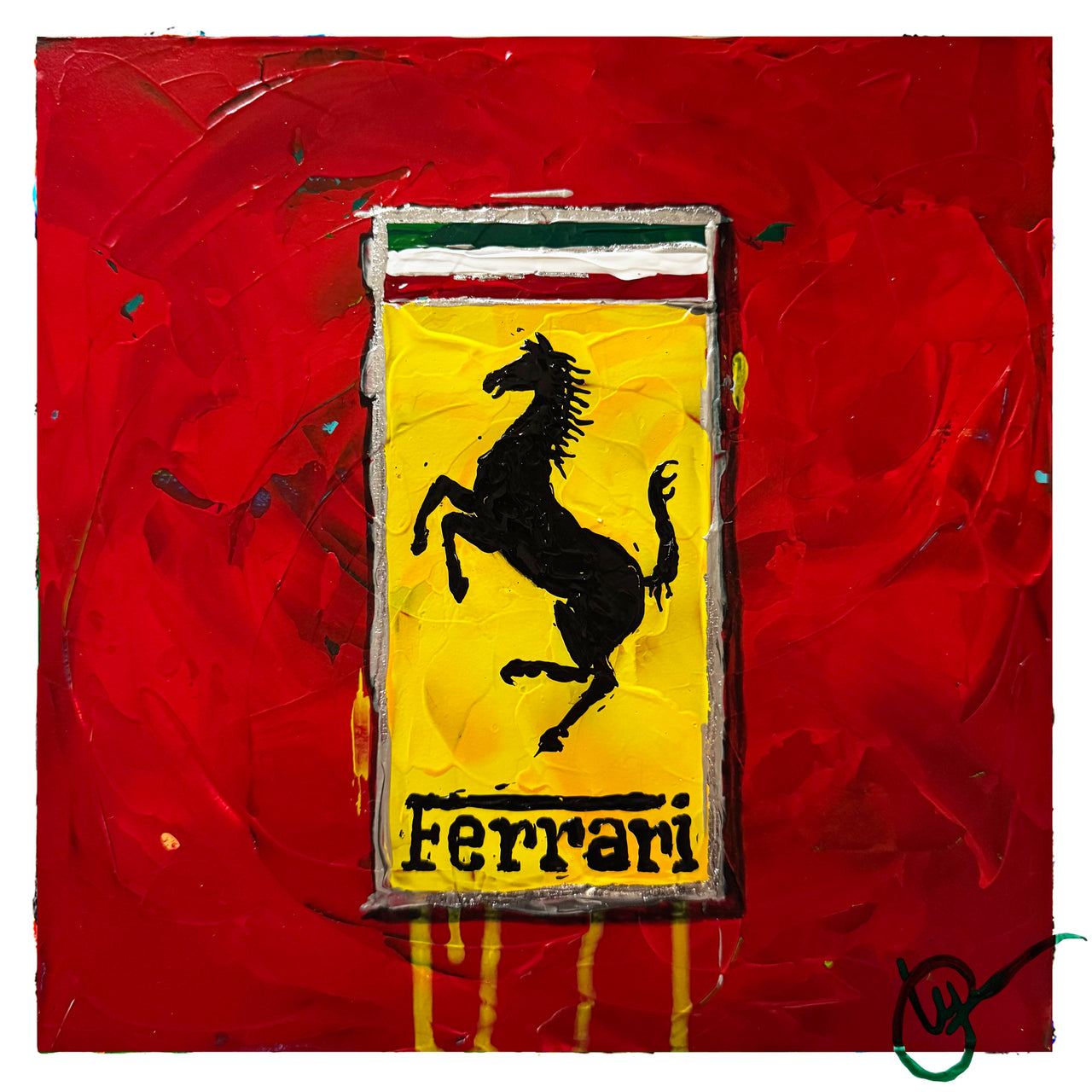 Ferrari Abstracted 35 - Red