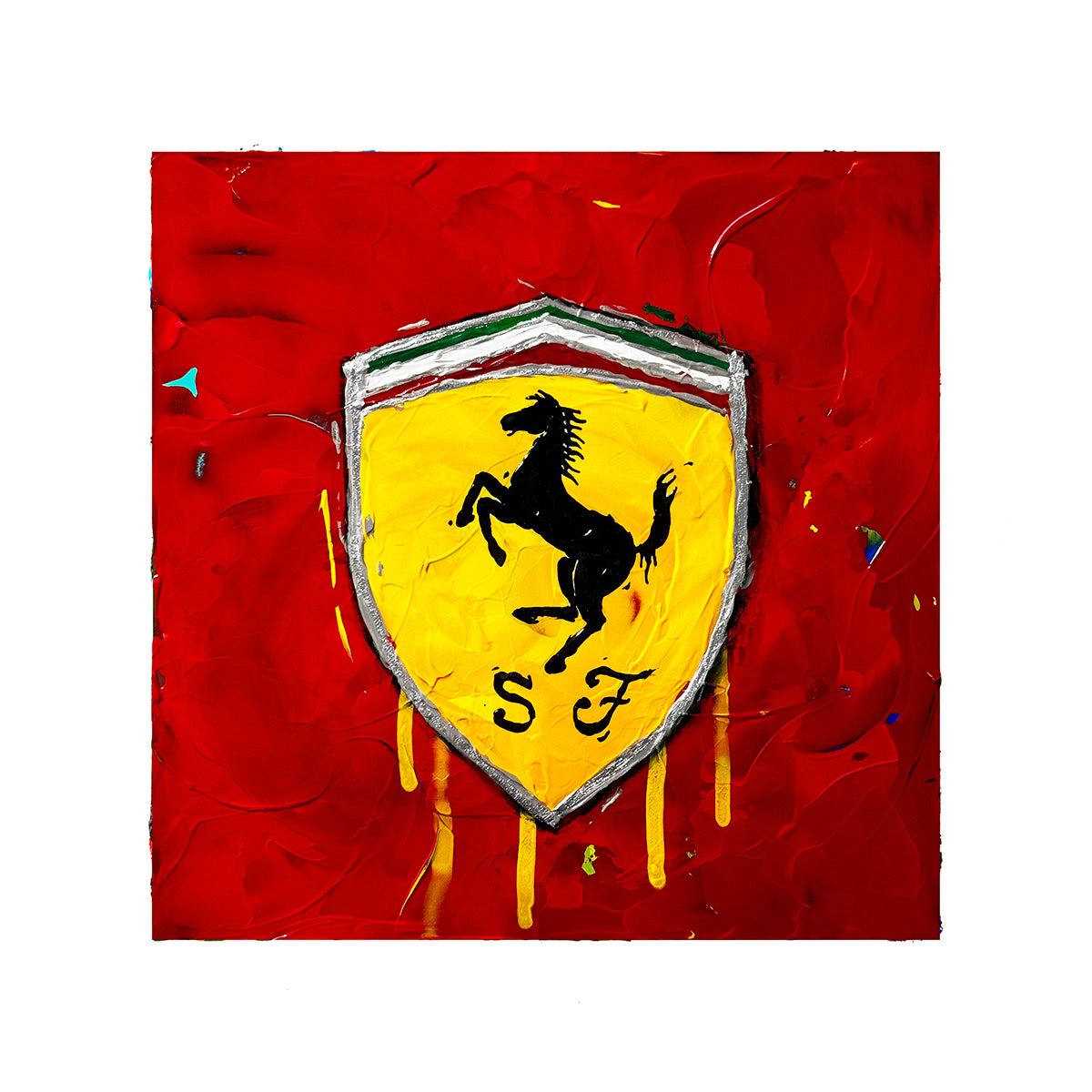 Ferrari SF Abstracted 2 Red - Print