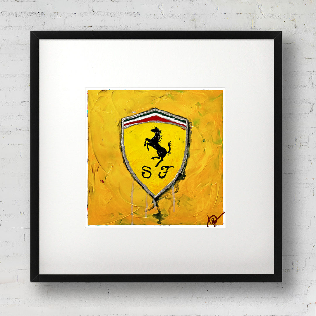 Ferrari SF Abstracted 4 - Yellow