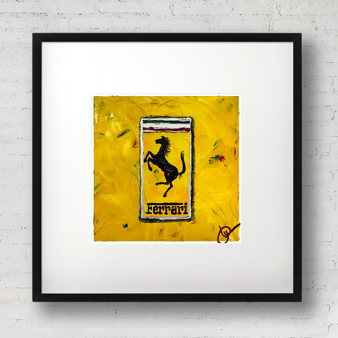 Ferrari Abstracted 36 - Yellow
