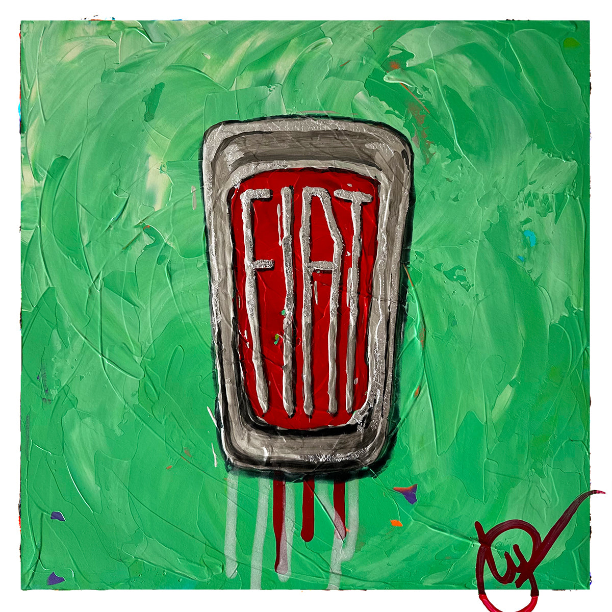 Fiat Abstracted 2 - Green