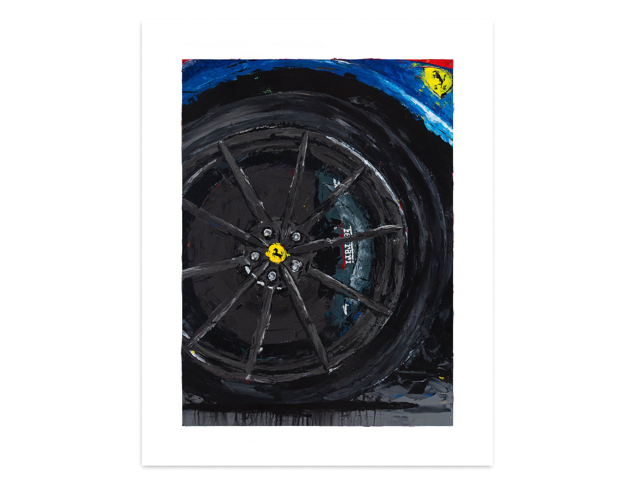 Scuderia: Front Left - 296 GTS - Print