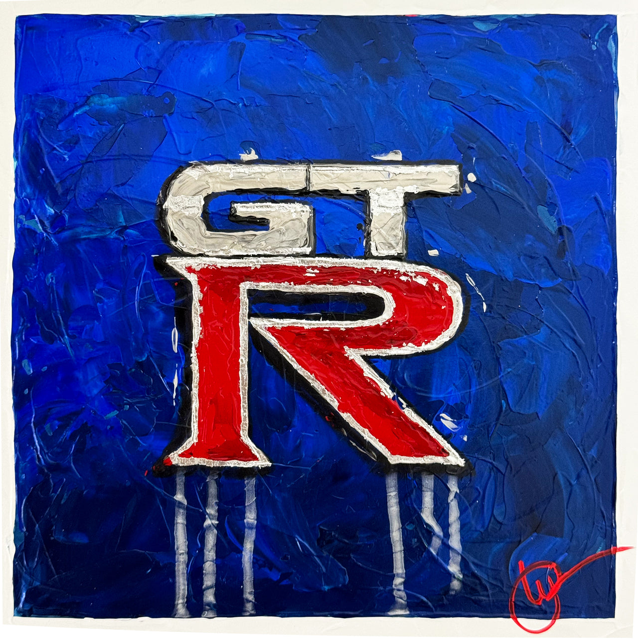 GTR Abstracted 1 - Bayside Blue
