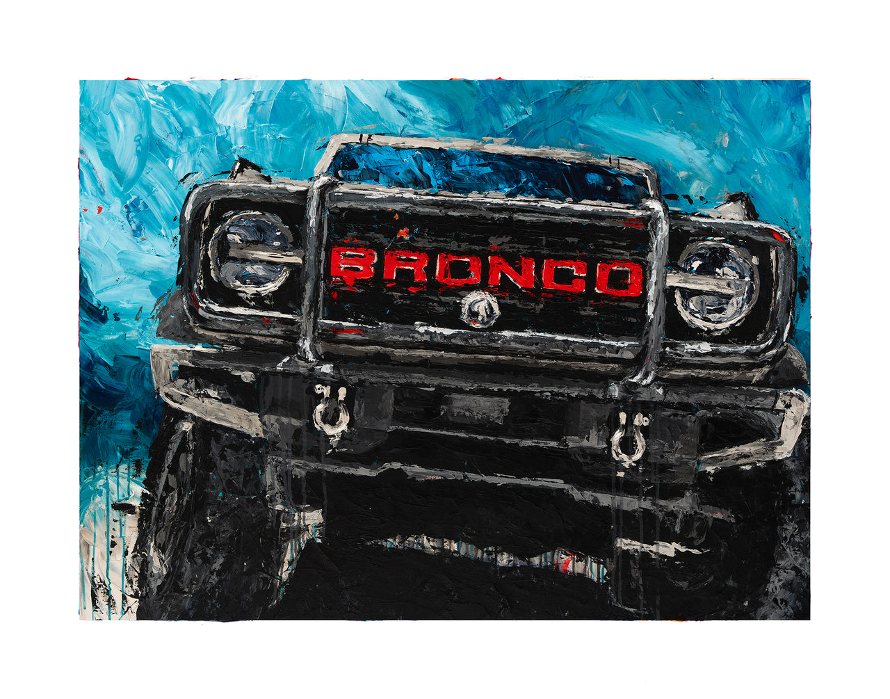 GW’s Pony - 2021 Ford Bronco - Print