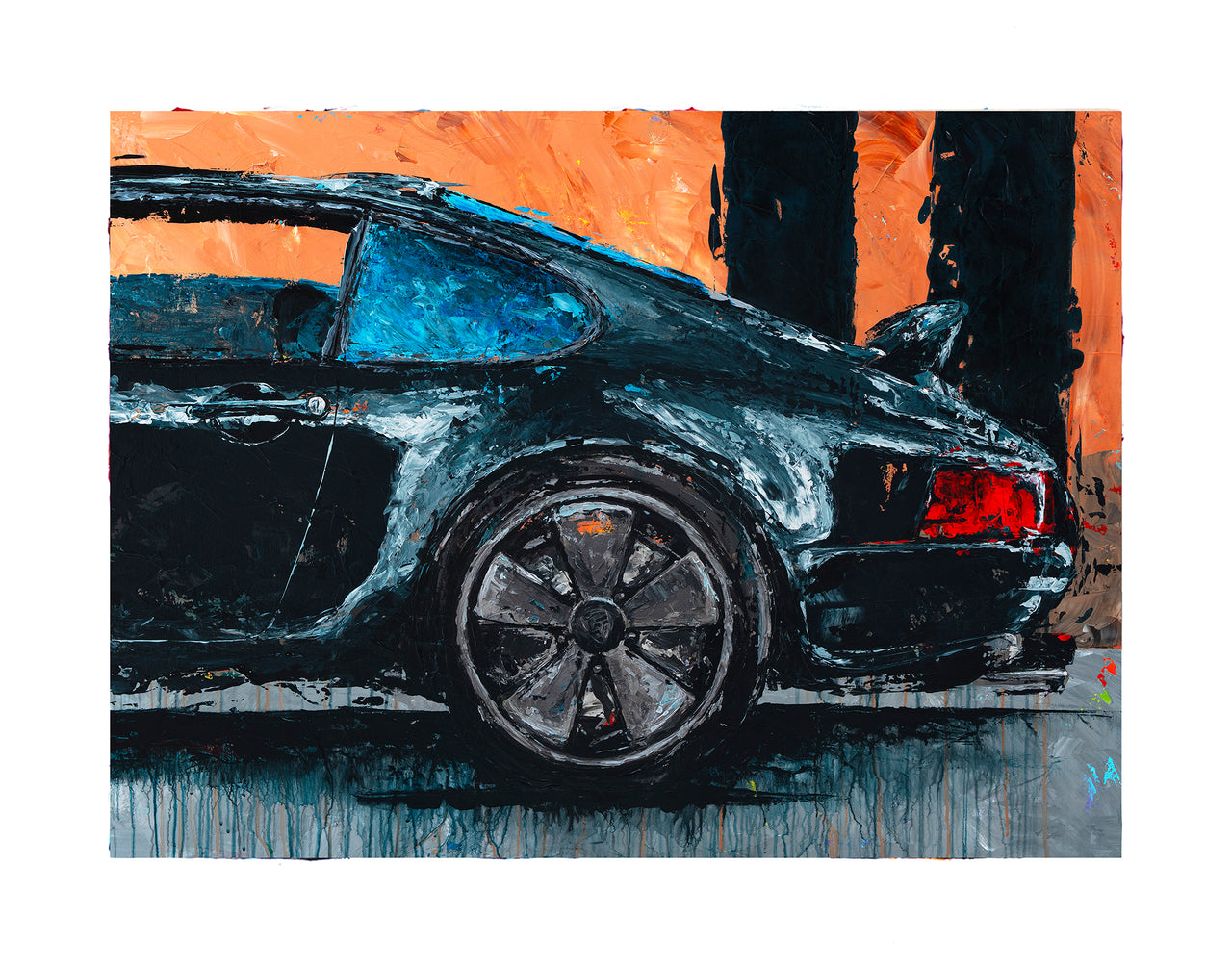 Hans - 1989 Porsche Backdate - Print