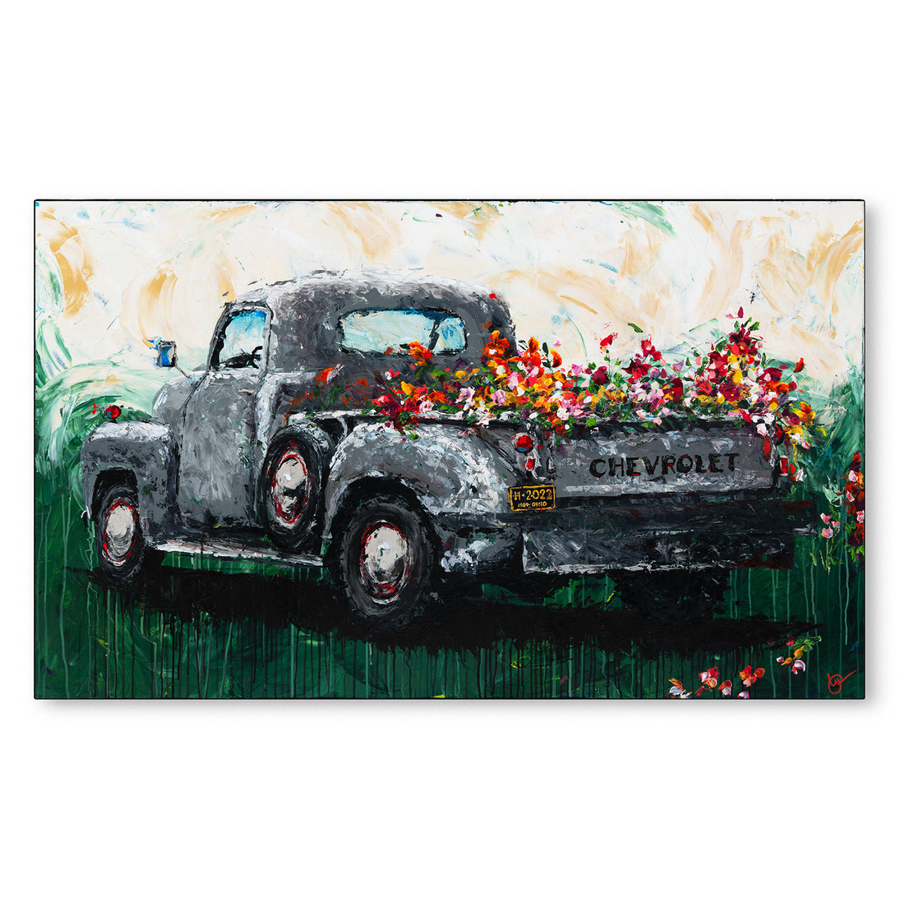 Hazel - 48 Chevy Truck - Giclée