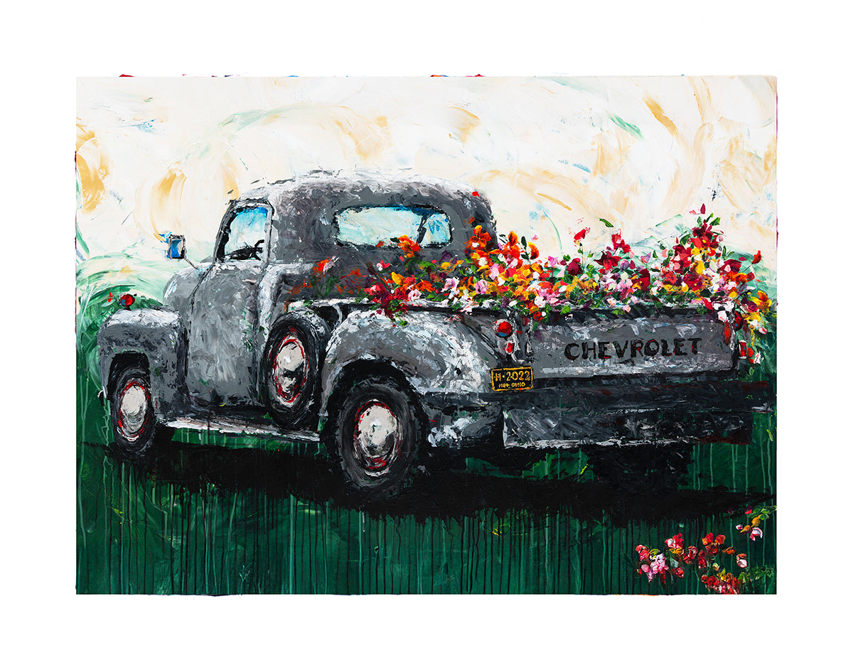 Hazel - 48 Chevy Truck - Print
