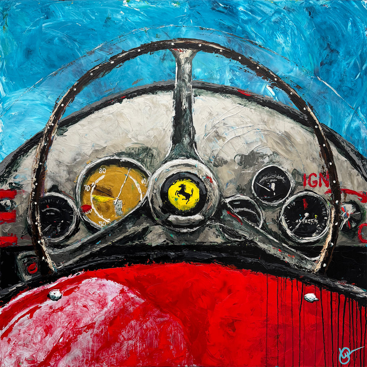 Il Volante - 1954 Ferrari 625 F1 Steering Wheel