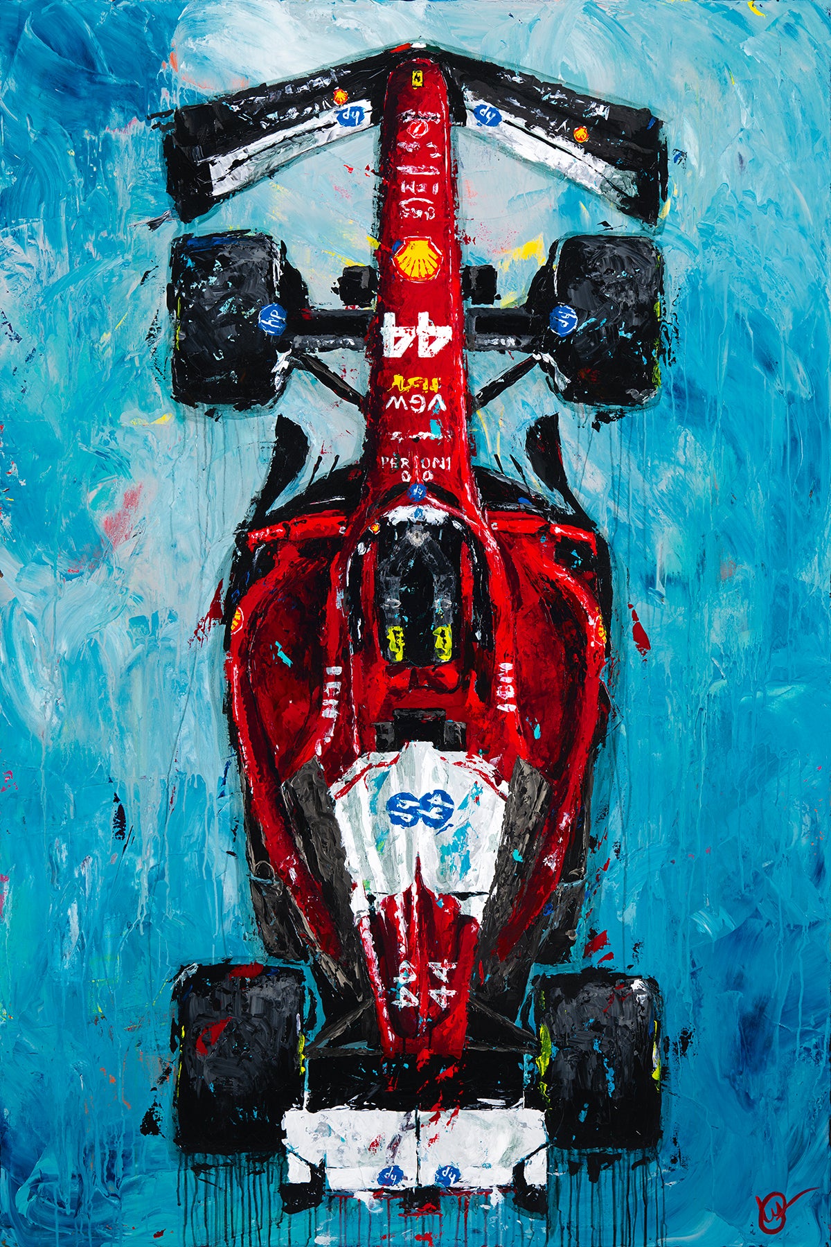 Il Nuovo - 2025 Ferrari SF-25 - Giclée